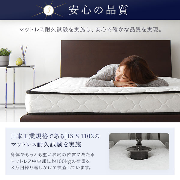 楽天市場】マットレス シングルサイズ ボンネルコイル 快眠 高密度