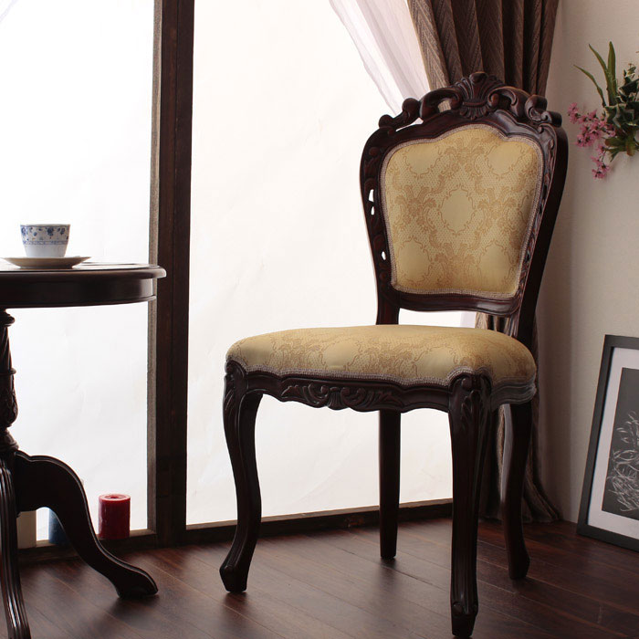 楽天市場】猫脚 チェア 肘掛けなし 肘無し ダイニングチェア ネコ脚