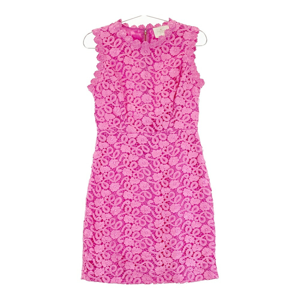 kate spade ピンクノースリーブミニワンピース ケイトスペード