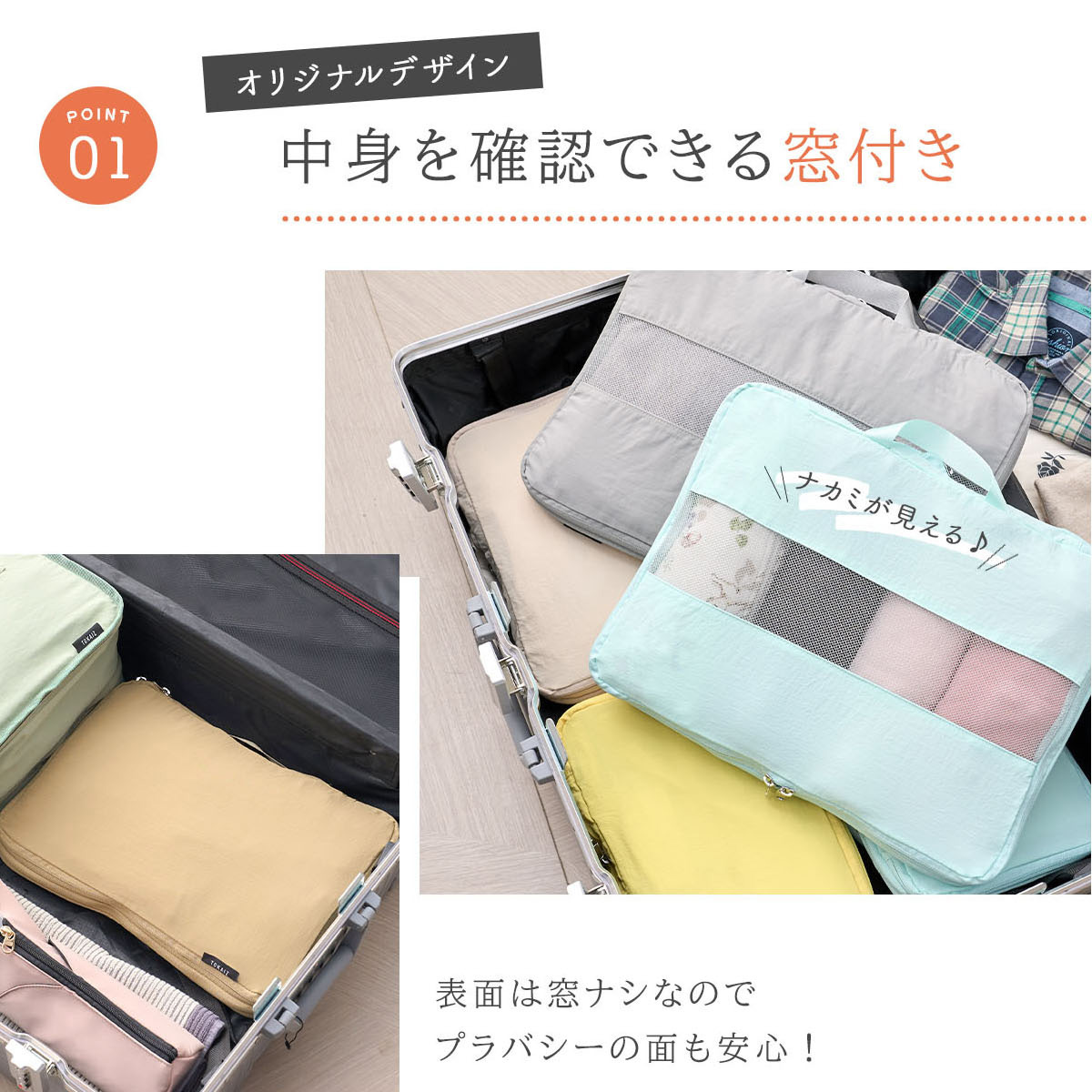 楽天市場】310円クーポンあり! お得な3点セット トラベルポーチ 圧縮