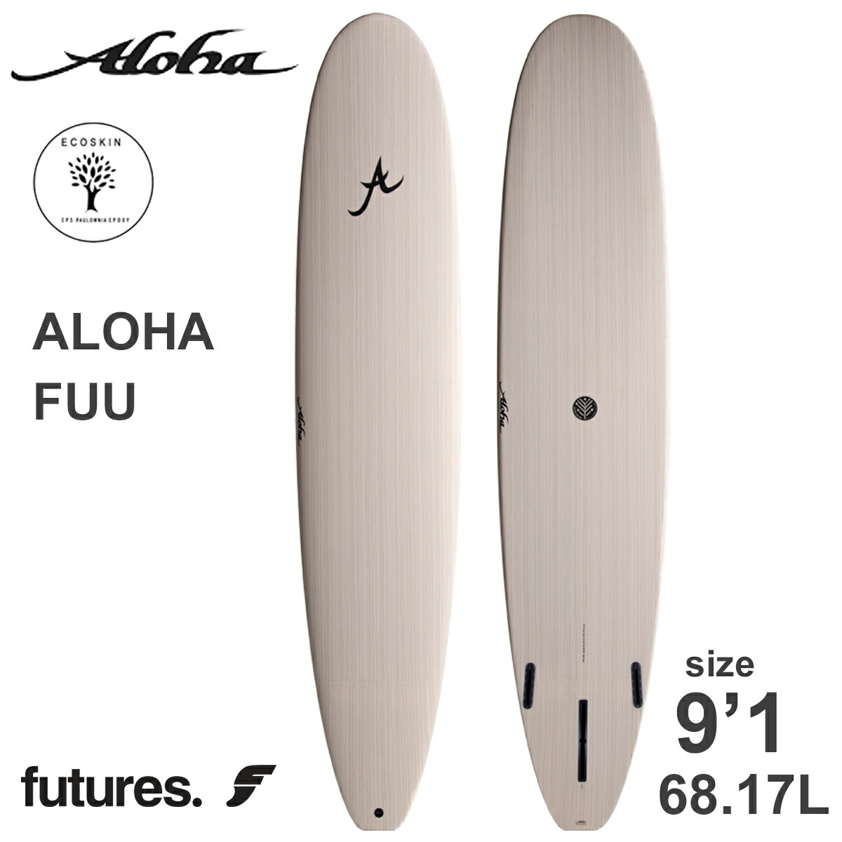 楽天市場】25 ALOHA SURFBOARDS アロハ サーフボード ロングボード FUU