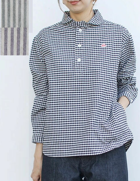 楽天市場】ダントン ギンガムチェック プルオーバーの通販