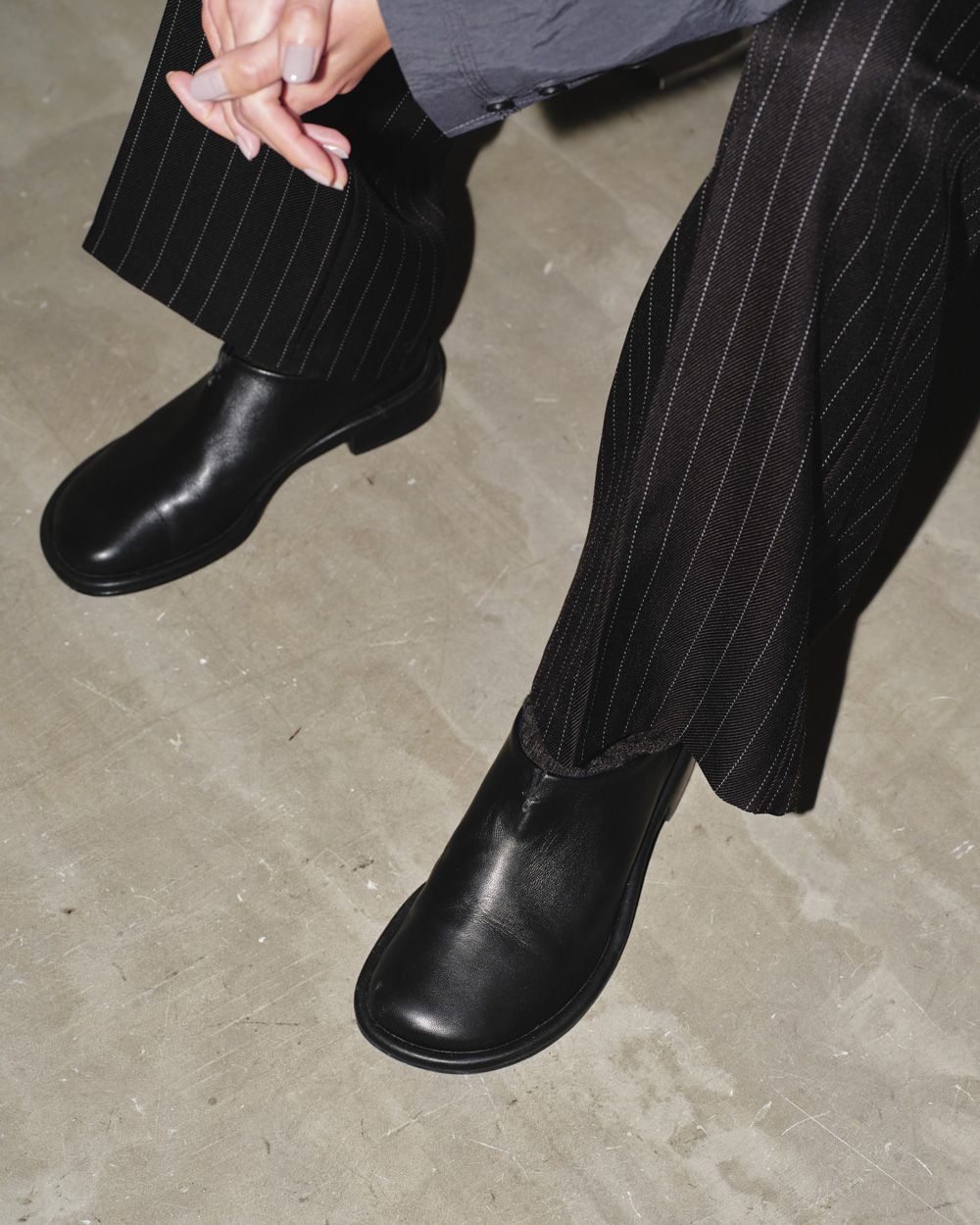 土日限定セール トゥデイフル Slide Leather Shoes TODAYFUL (トゥデイ