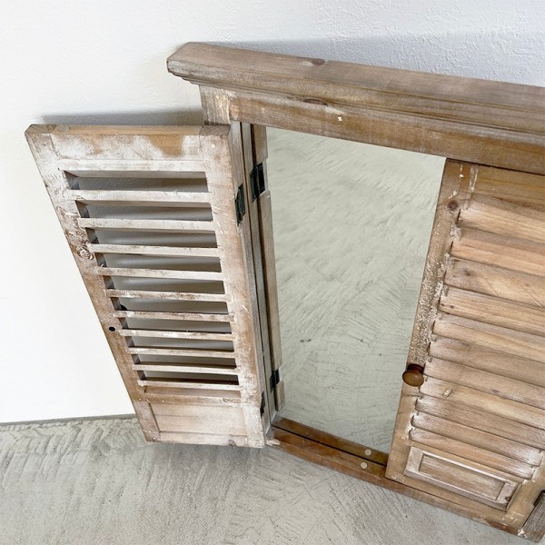 楽天市場】ルーバーミラー 壁掛けミラー ゴルド Lサイズ 窓 壁掛け