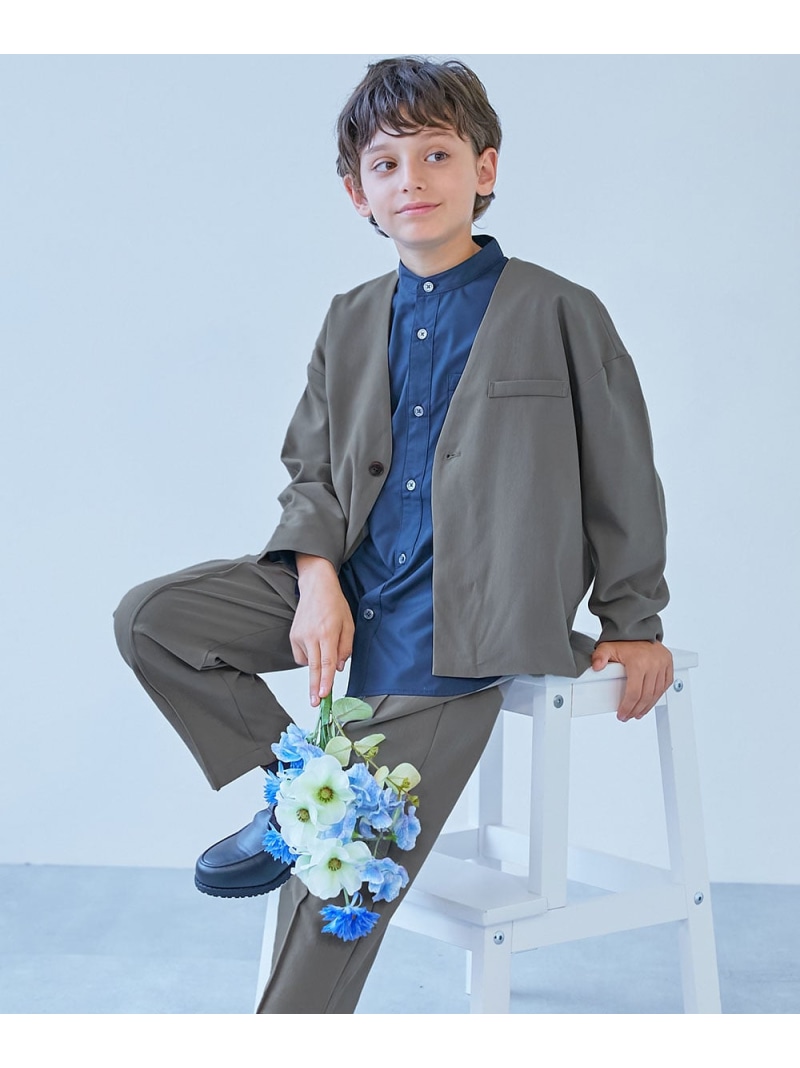 楽天市場】devirock フォーマル ノーカラージャケット セットアップ