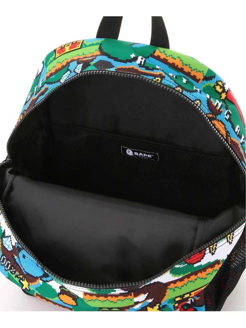楽天市場】A BATHING APE BABY MILO GAME PATTERN DAYPACK ア