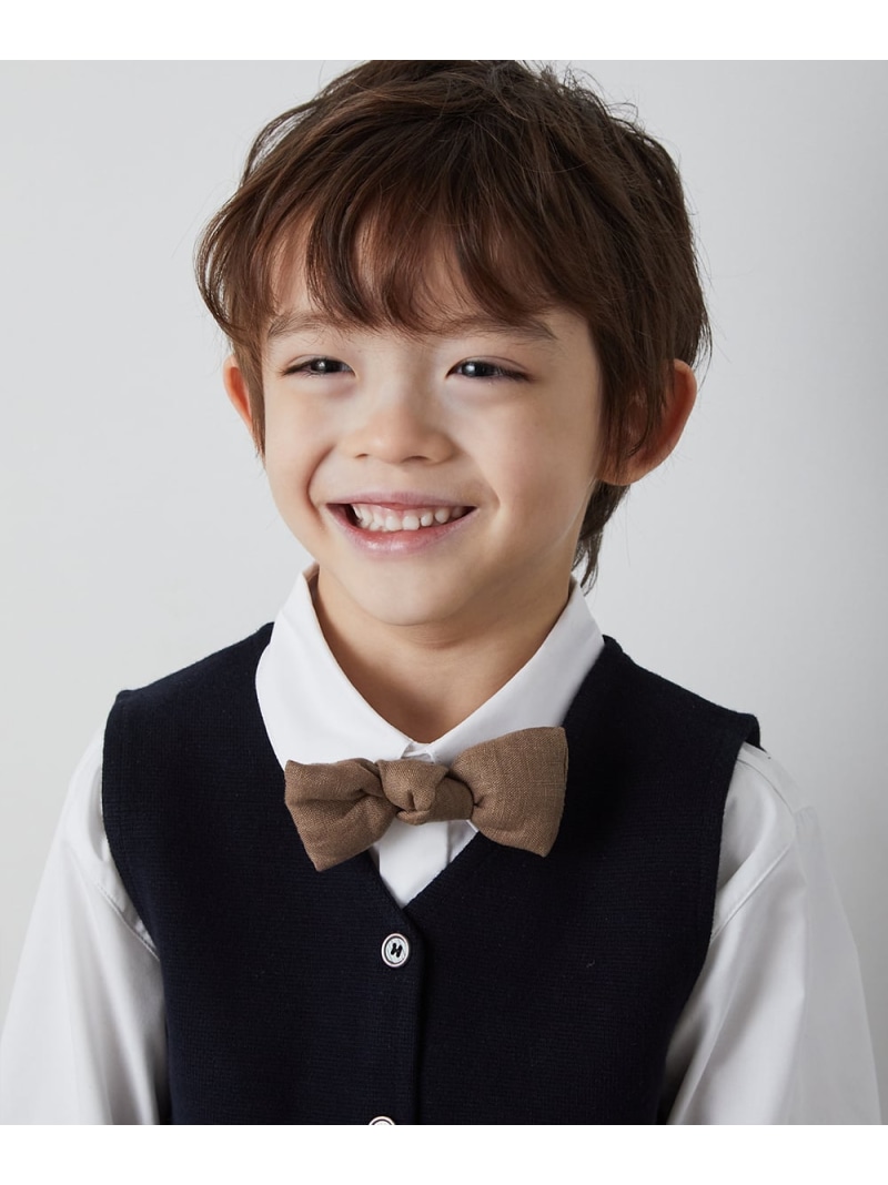 楽天市場】riziere リネン蝶ネクタイ(ボタン取り外しシャツ対応