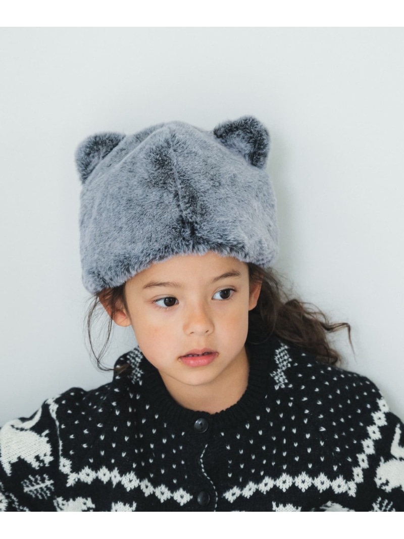 楽天市場】pairmanon フェイクファー アニマル 耳付き 帽子 ペアマノン