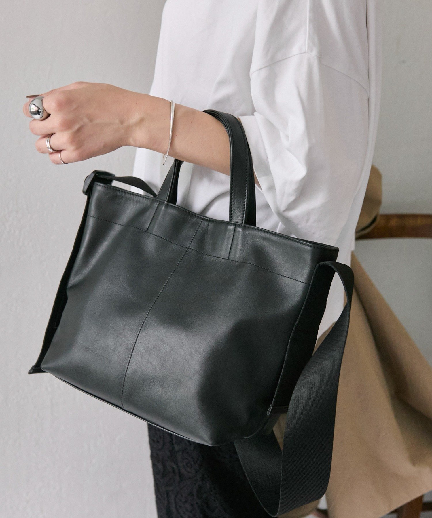 ear PAPILLONNER｜ワイドテープトートバッグM | Rakuten Fashion(楽天