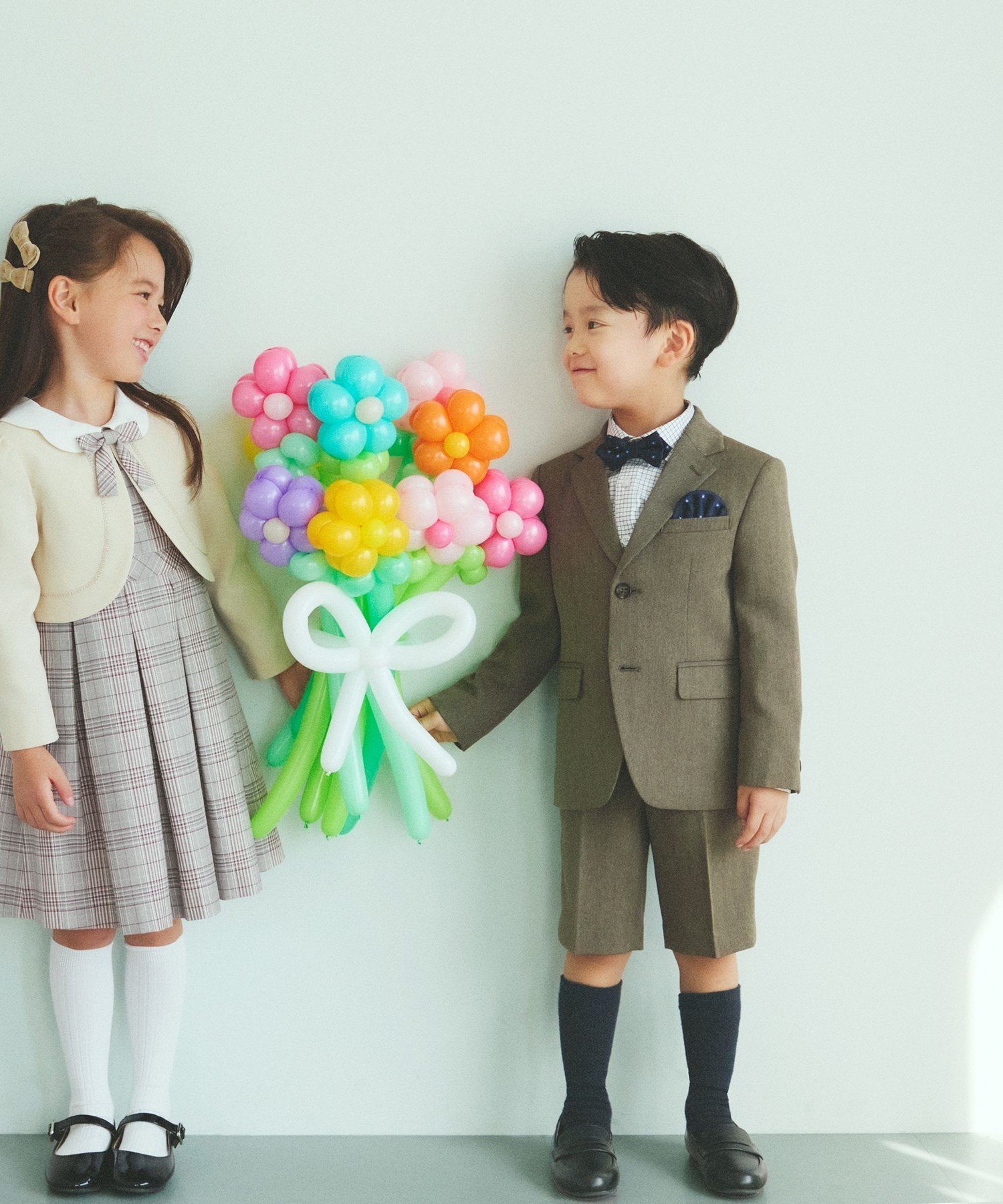 BEAMS mini｜セレモニー ワンピース + ボレロ セット 2026SS(110~130cm