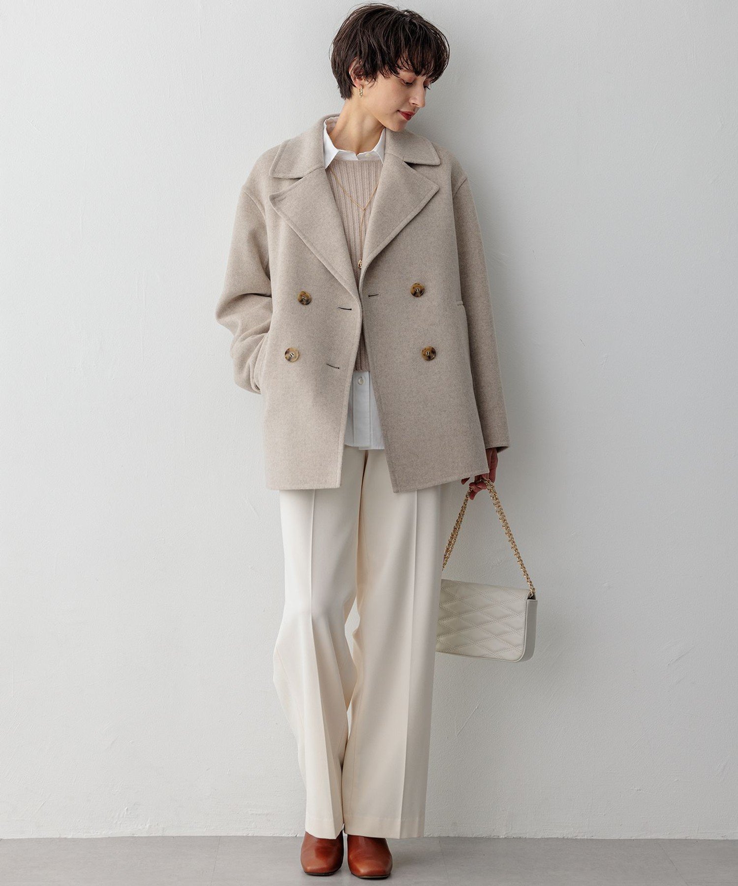 23区｜【滝沢眞規子さん着用】MANTECOPureリバー Pコート | Rakuten