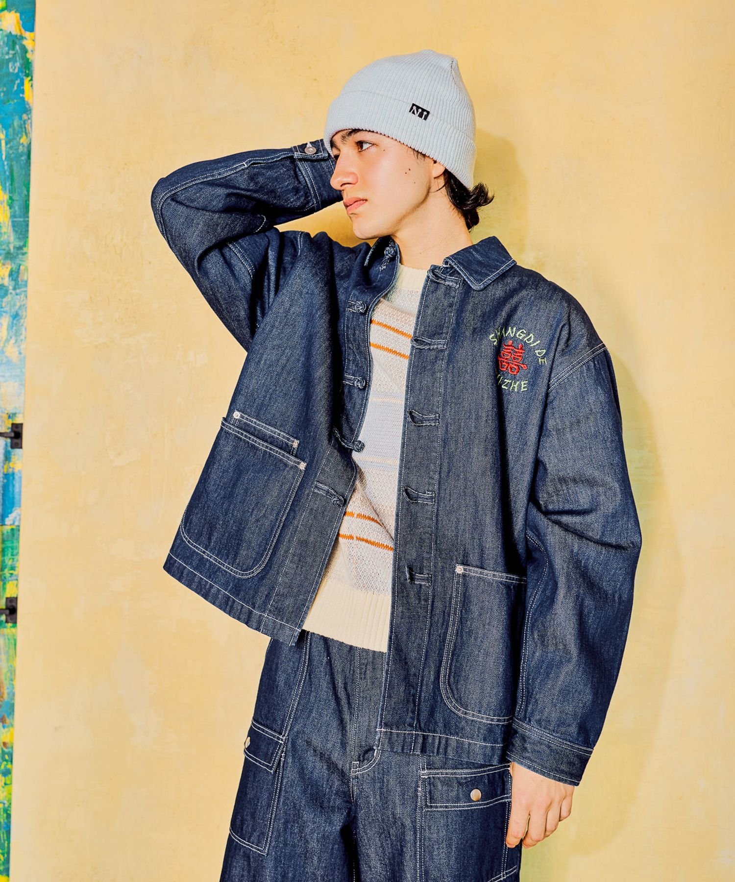 niko and ｜[niko and JEANS] EMBROIDERED DENIM JACKET