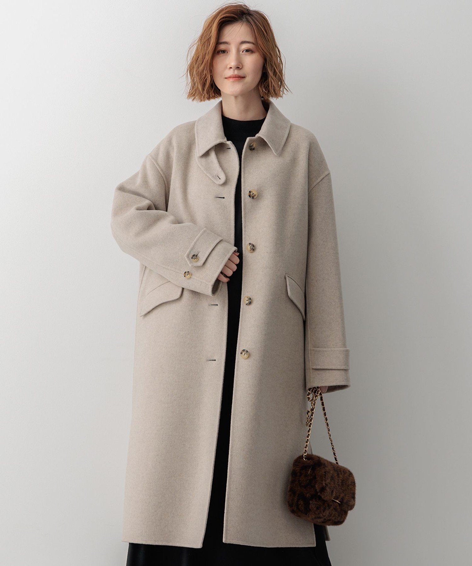 23区｜MANTECOPureリバー ロングコート | Rakuten Fashion(楽天