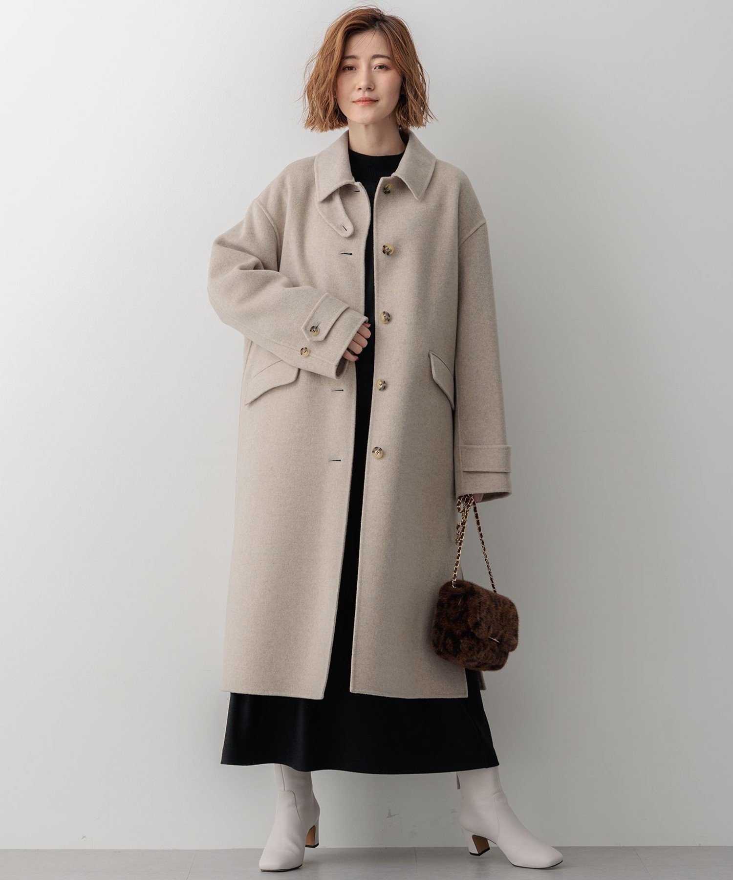 23区｜MANTECOPureリバー ロングコート | Rakuten Fashion(楽天