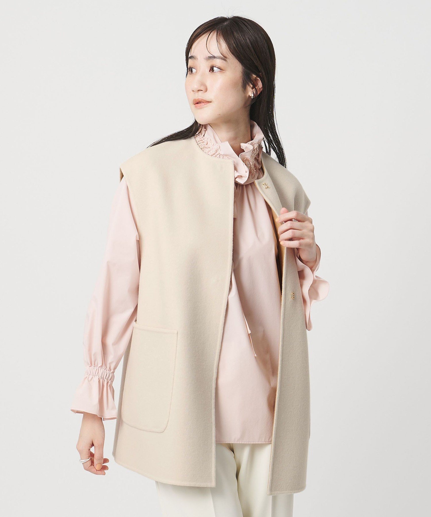 UNITED ARROWS｜バイカラー リバー ベスト | Rakuten Fashion(楽天