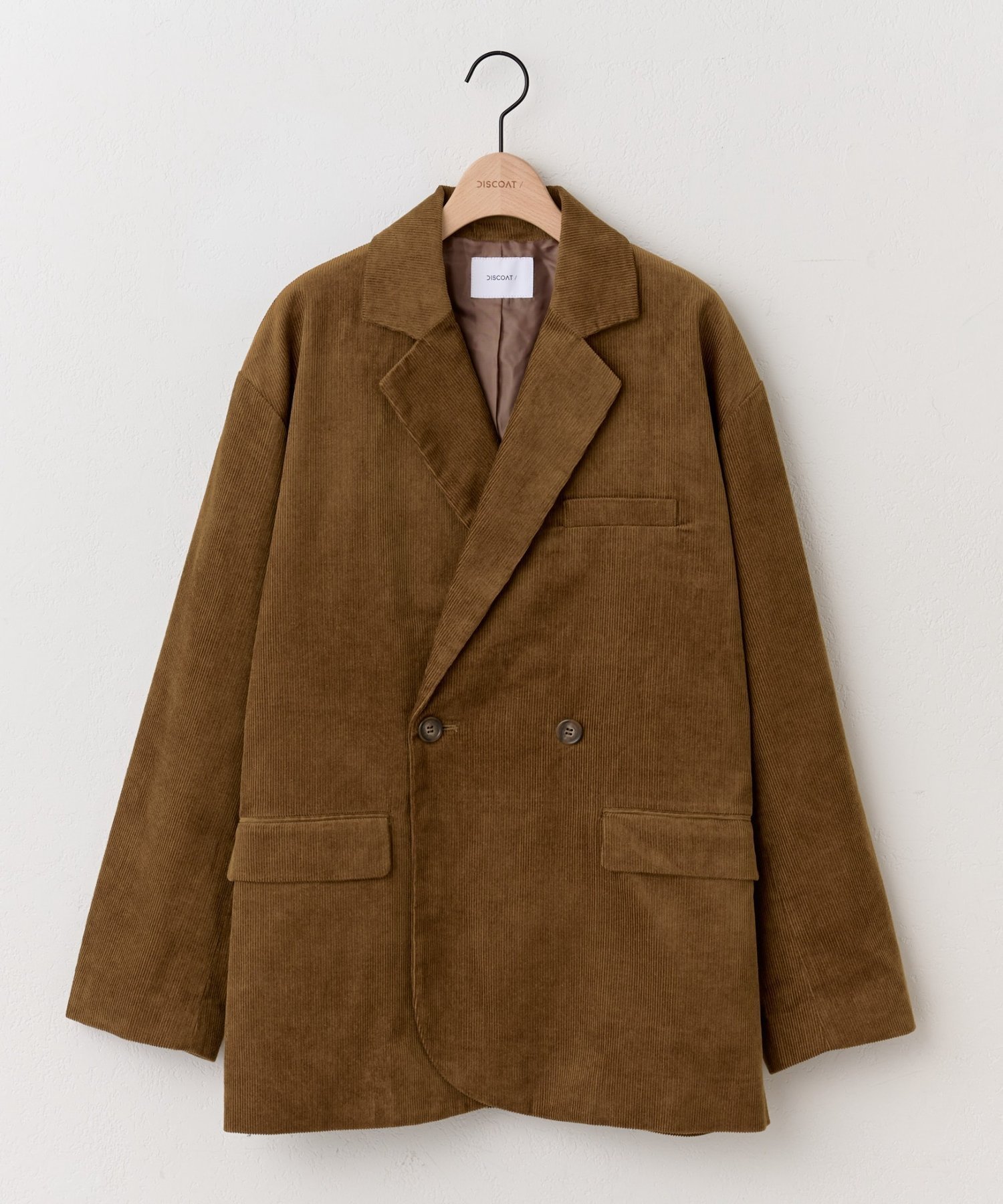 Discoat｜【ユニセックス】コーデュロイWブレストジャケット | Rakuten