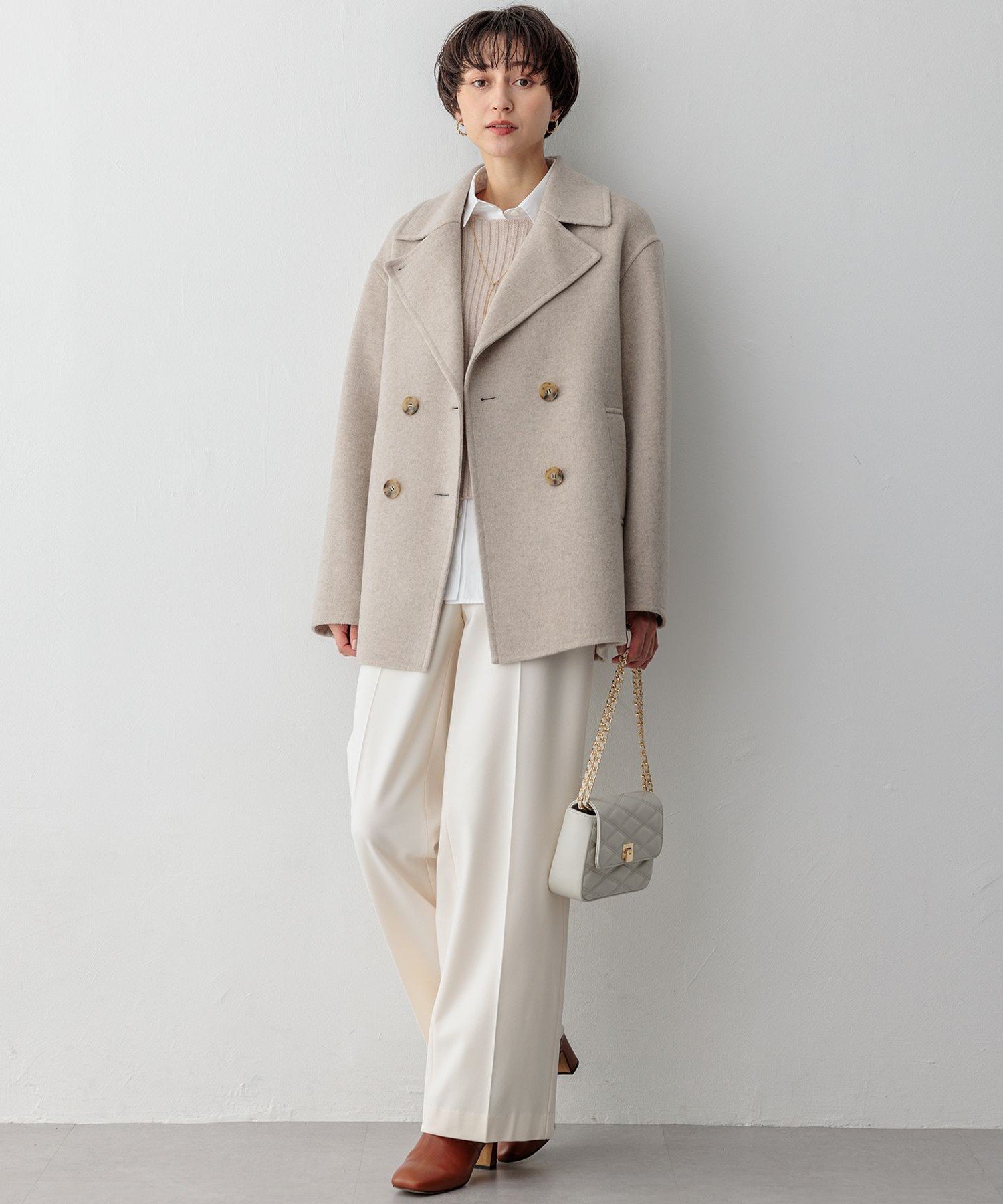 23区｜【滝沢眞規子さん着用】MANTECOPureリバー Pコート | Rakuten