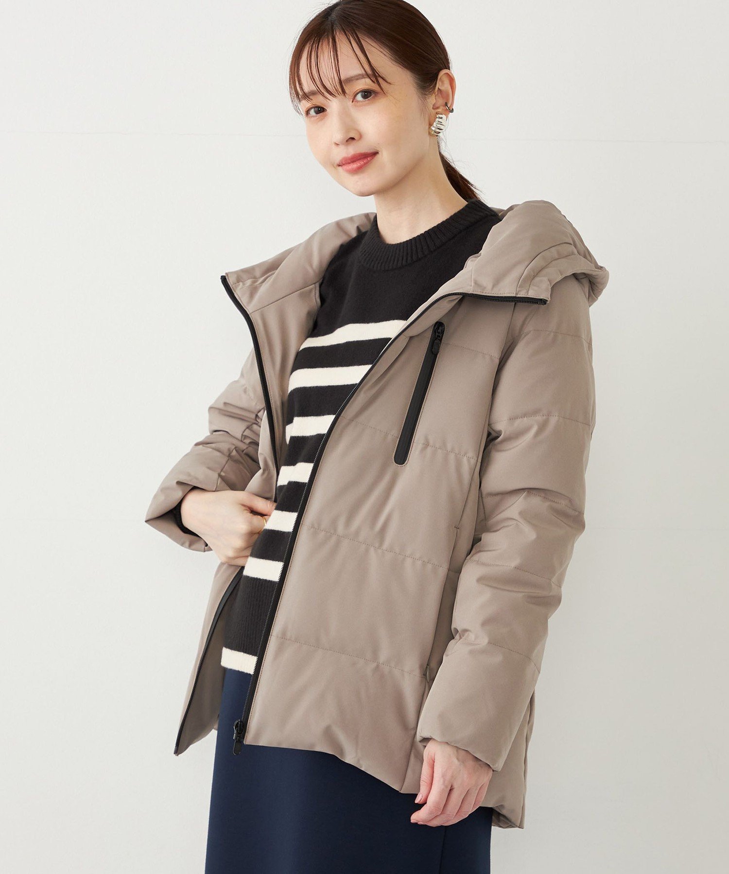 SHIPS｜SHIPS Colors: ストレッチ タフタ ダウン ジャケット