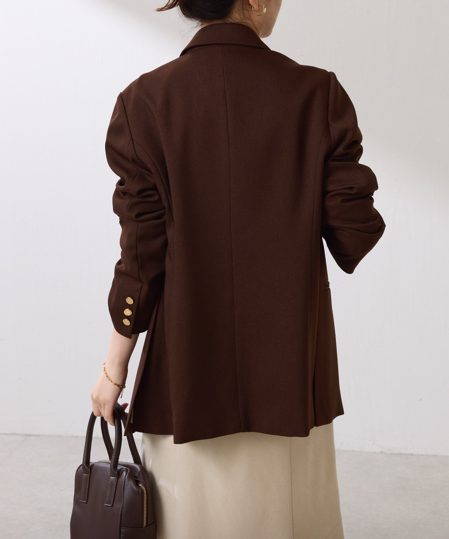 COLLAGE GALLARDAGALANTE｜ウールライクダブルジャケット | Rakuten