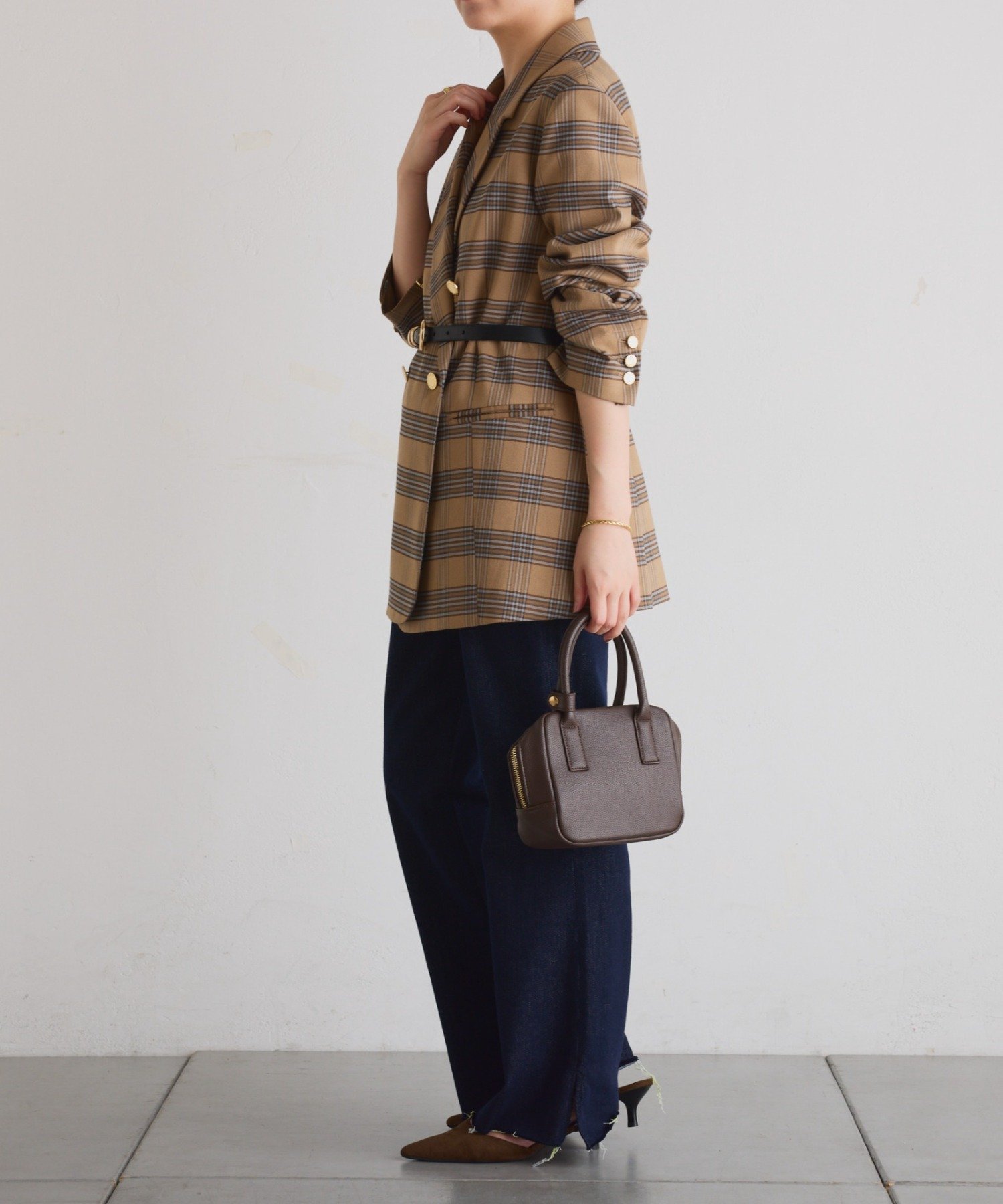 COLLAGE GALLARDAGALANTE｜ウールライクダブルジャケット | Rakuten