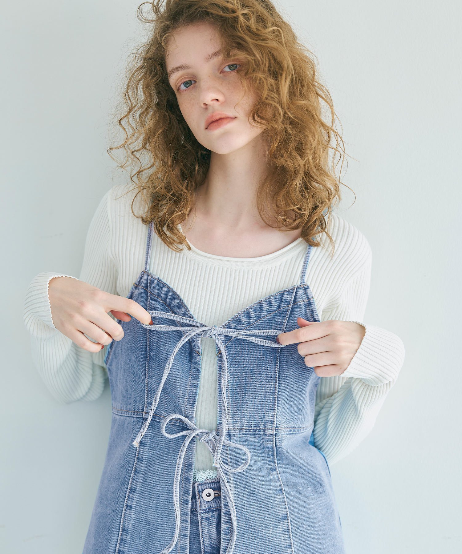 coca｜【WEB限定セール】デニムキャミソールビスチェ | Rakuten