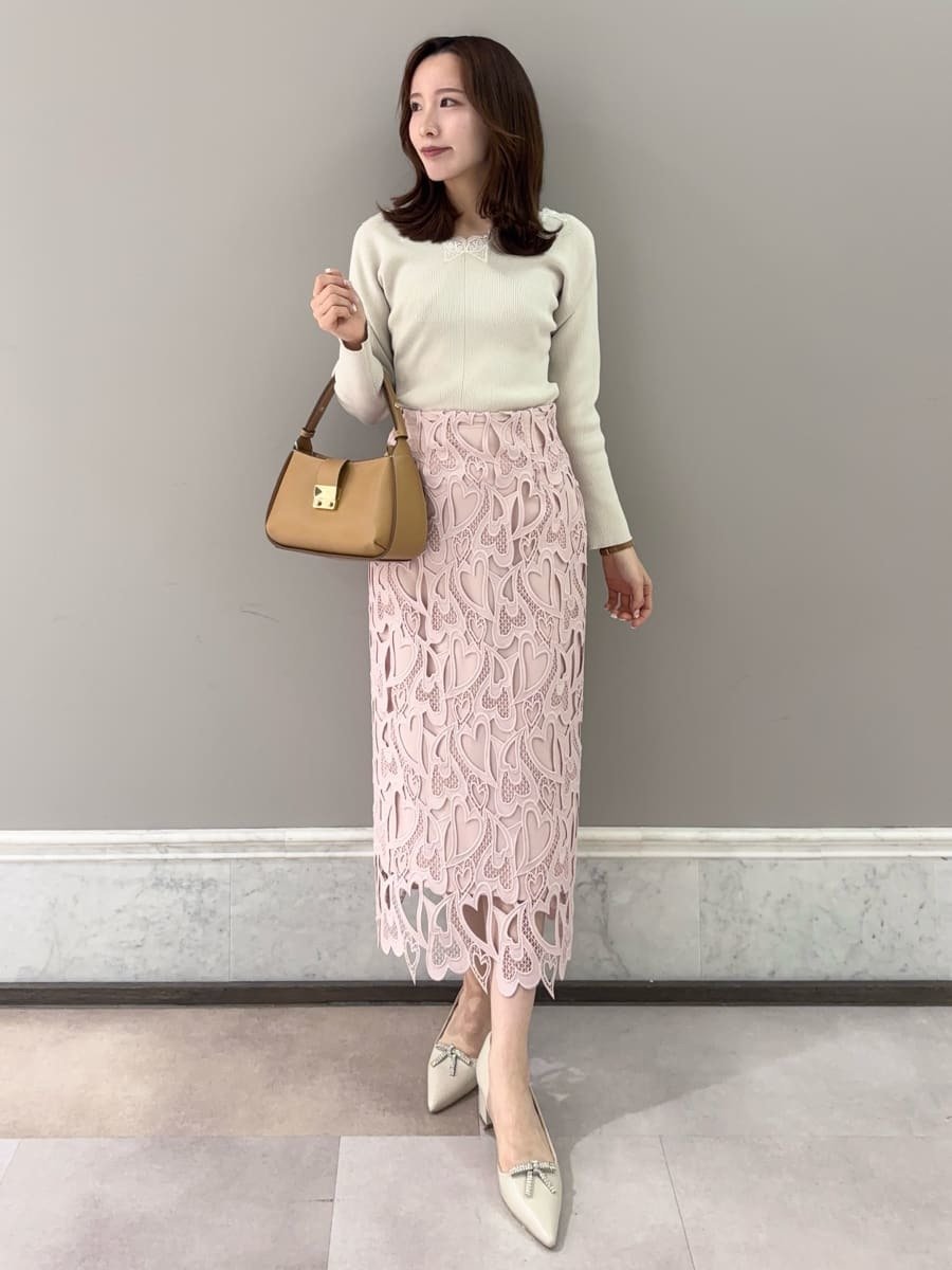 CELFORD｜【WEB限定サイズ】ハートレースタイトスカート | Rakuten