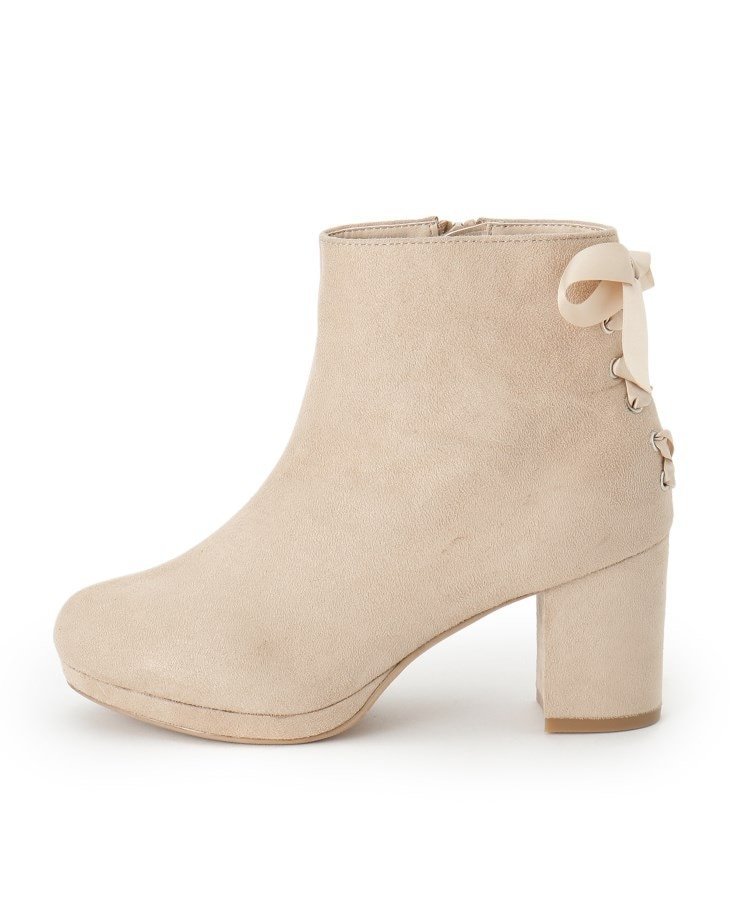 ESPERANZA｜バックリボンレースアップブーツ | Rakuten Fashion(楽天