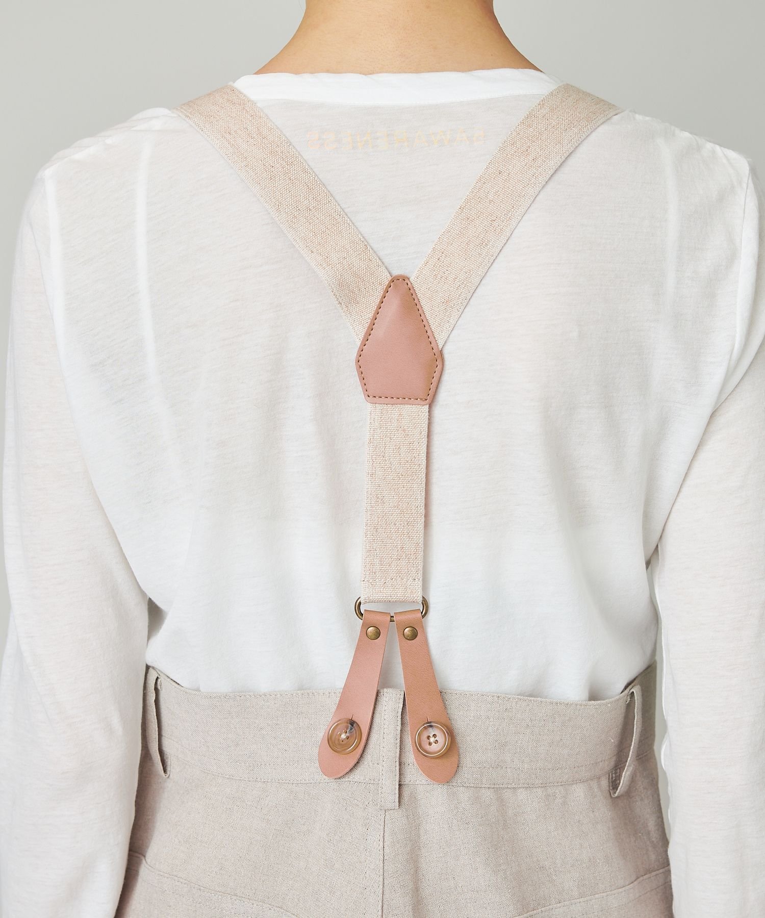 Curensology｜リネンサスペンダースカート | Rakuten Fashion(楽天