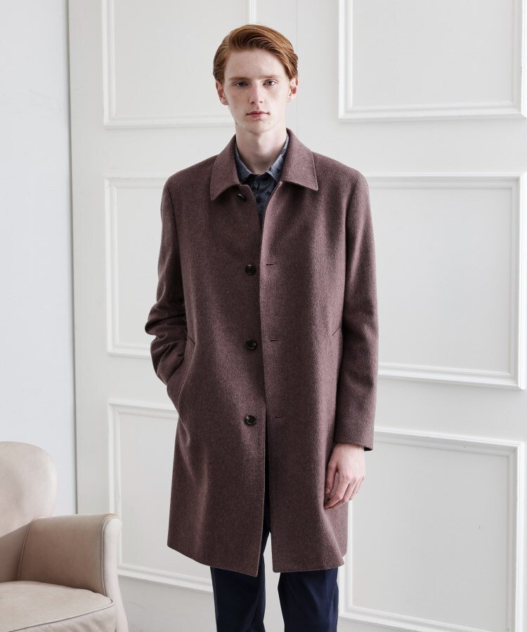 TAKEO KIKUCHI｜【LIMITED】ウール混ステンカラーコート | Rakuten