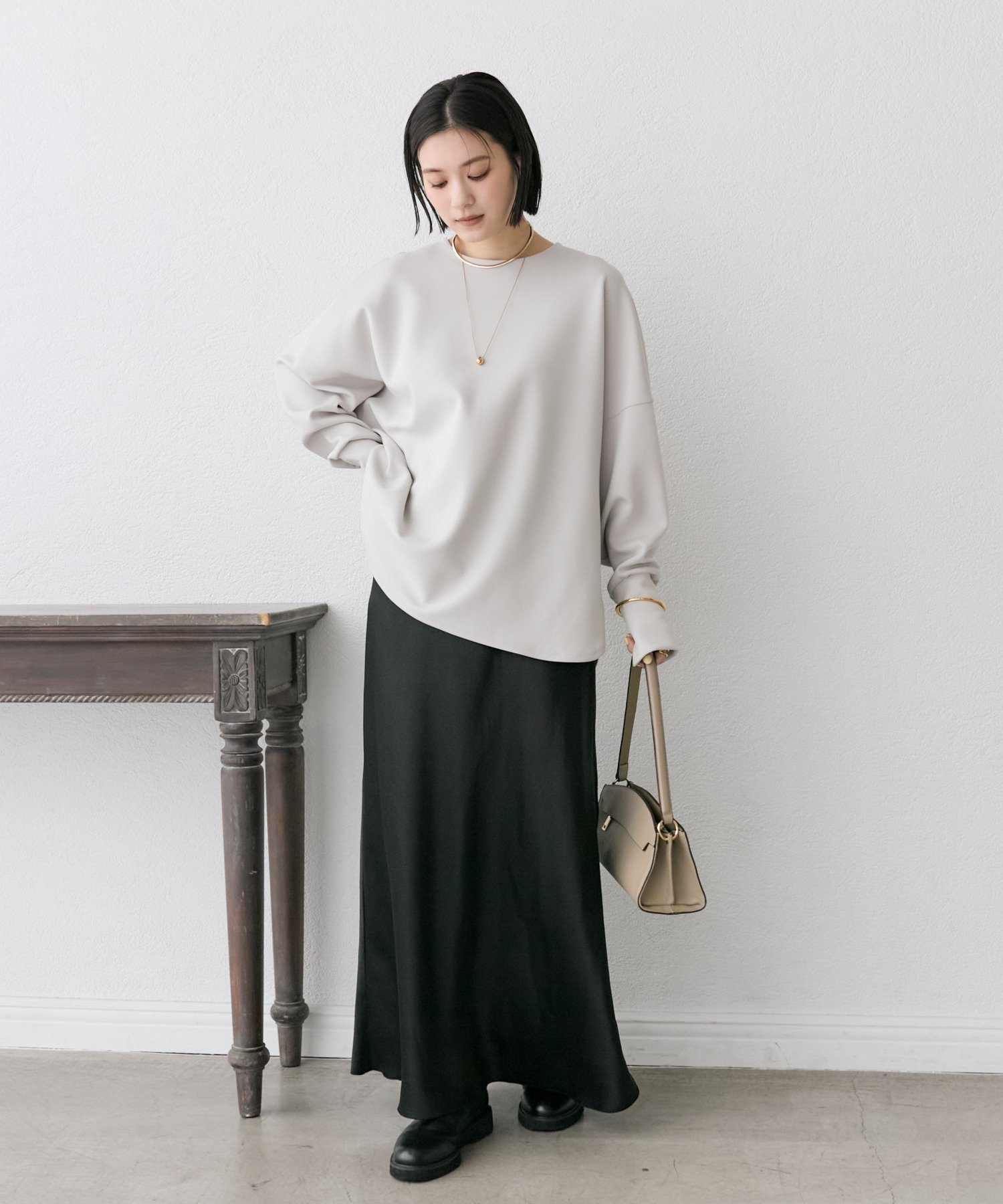 RIVE DROITE｜【楽ちんキレイ】ダンボールポンチョプルオーバー