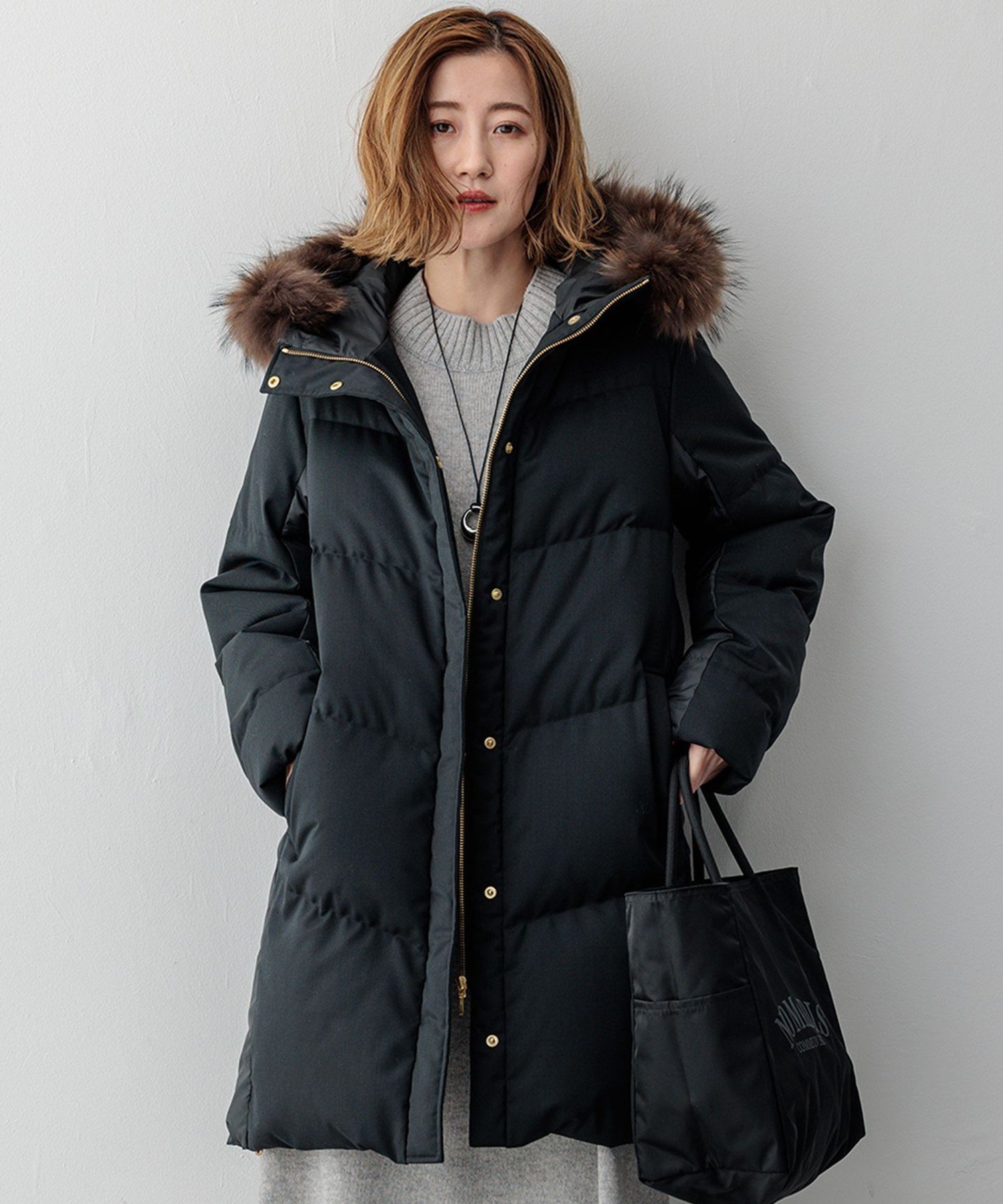 23区｜【撥水加工】TWツイル ロングダウンコート | Rakuten Fashion