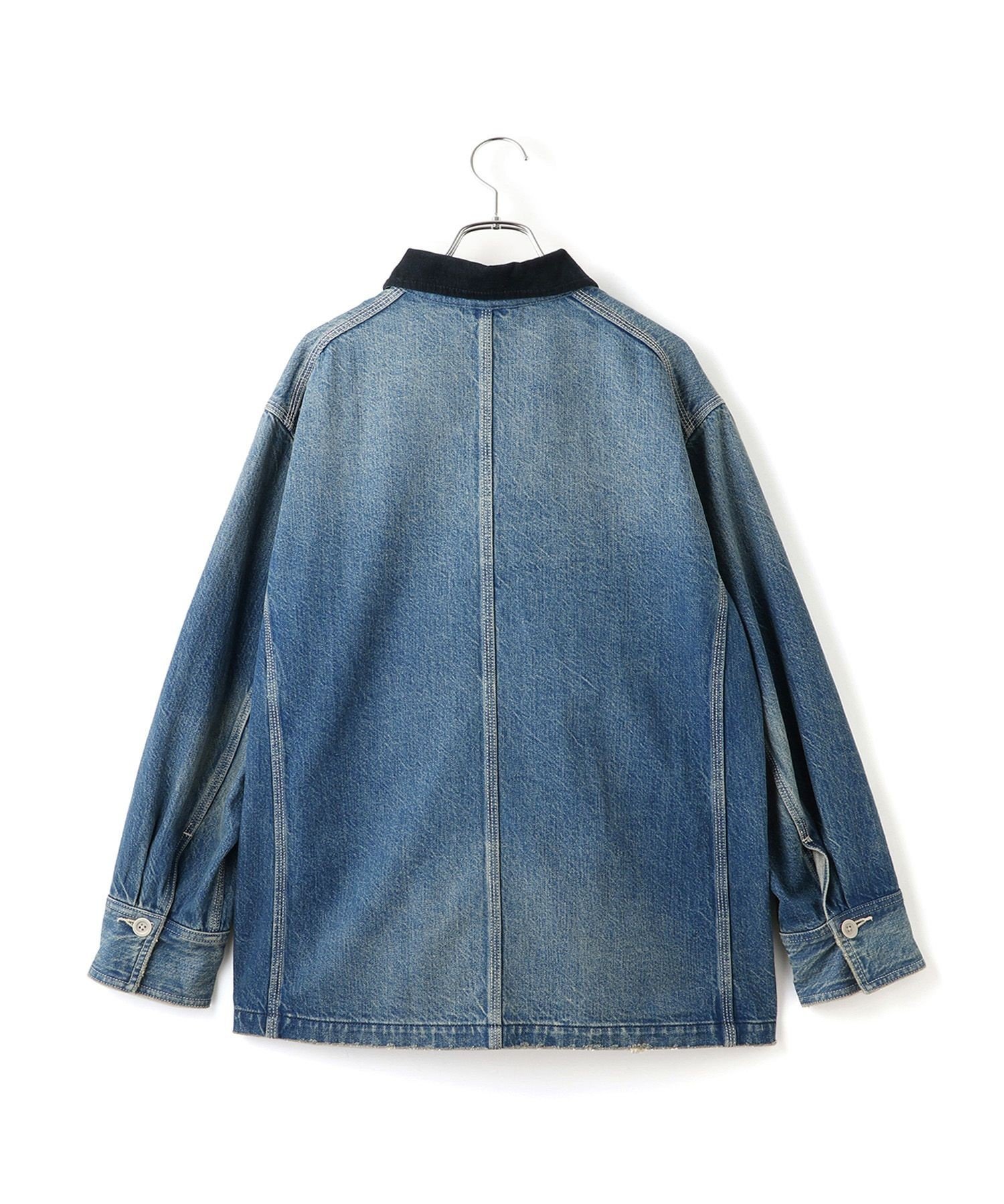 ADAM ET ROPE'｜【サステナブル】デニム&カツラギカバーオール