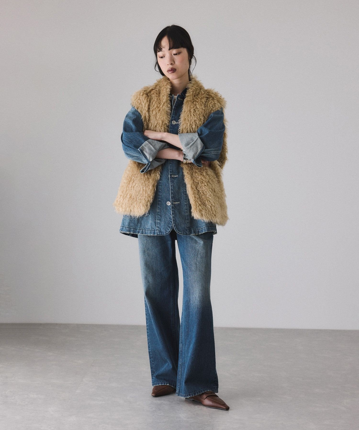 ADAM ET ROPE'｜【サステナブル】デニム&カツラギカバーオール