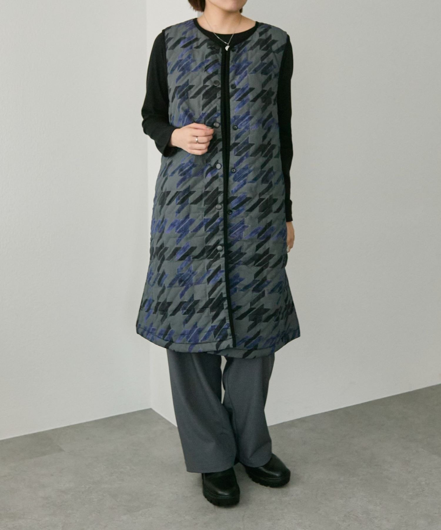 ear PAPILLONNER｜《撥水/手洗い可》sampo×earベスト付きリバーシブル