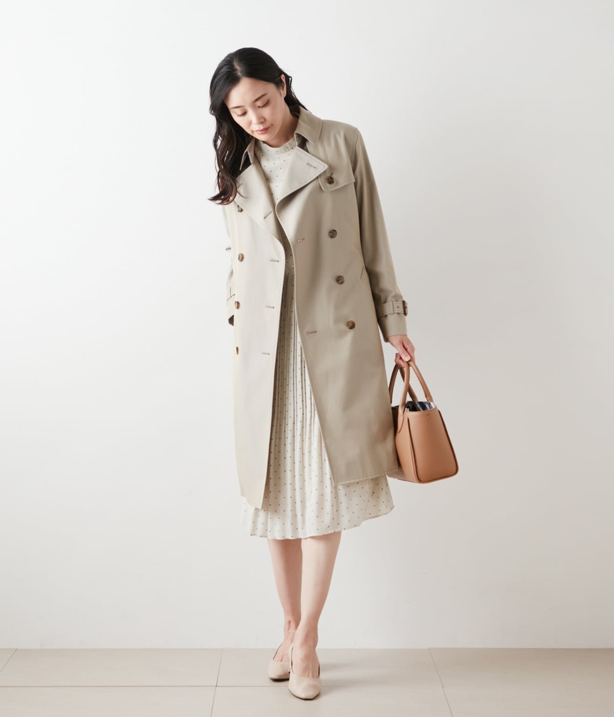 NEWYORKER｜TCオーガニックギャバ トレンチコート | Rakuten Fashion