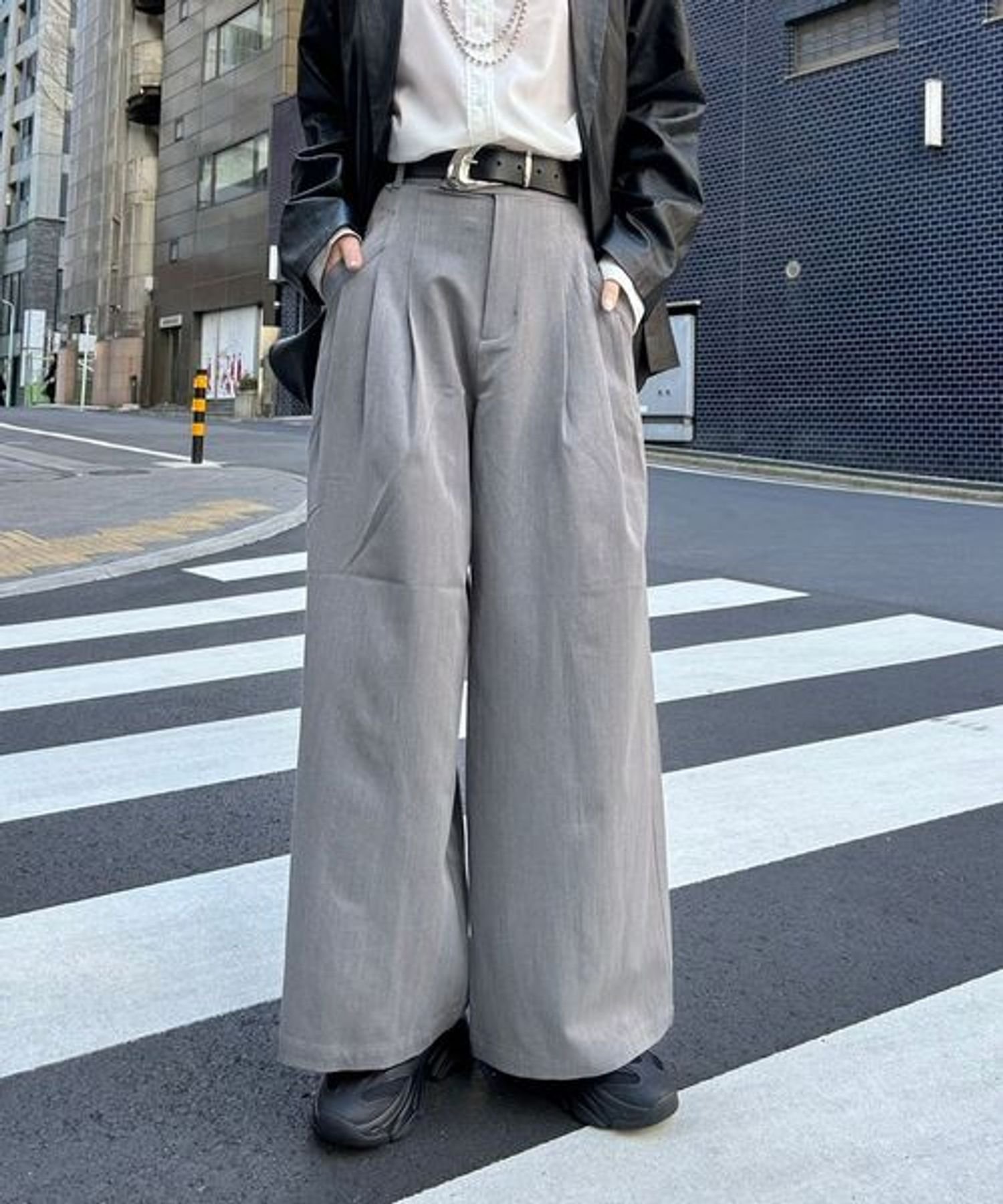 PAGEBOY｜ラメストライプタックパンツ | Rakuten Fashion(楽天