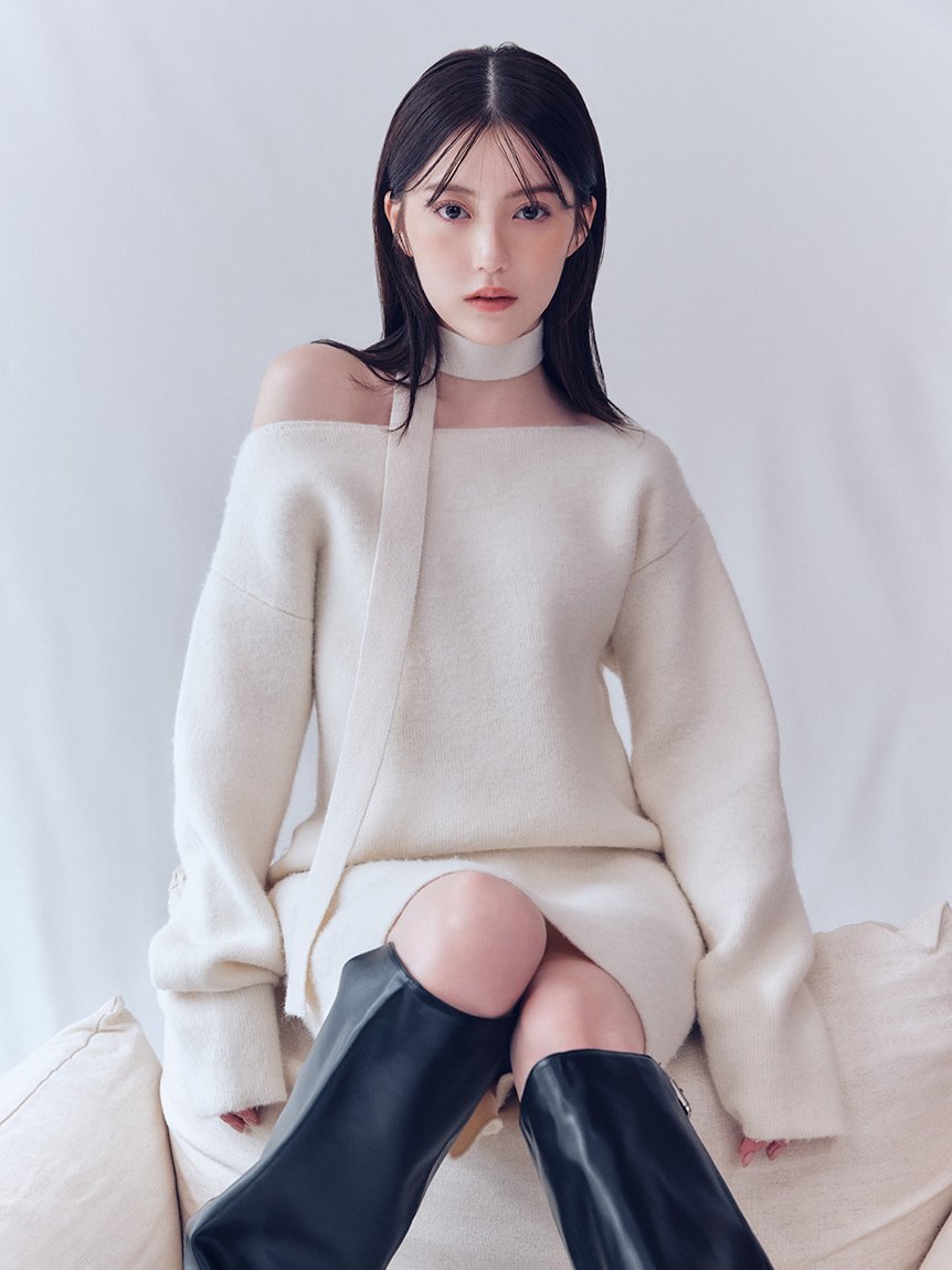 FRAY I.D｜フォックスウールミニニットワンピース | Rakuten Fashion