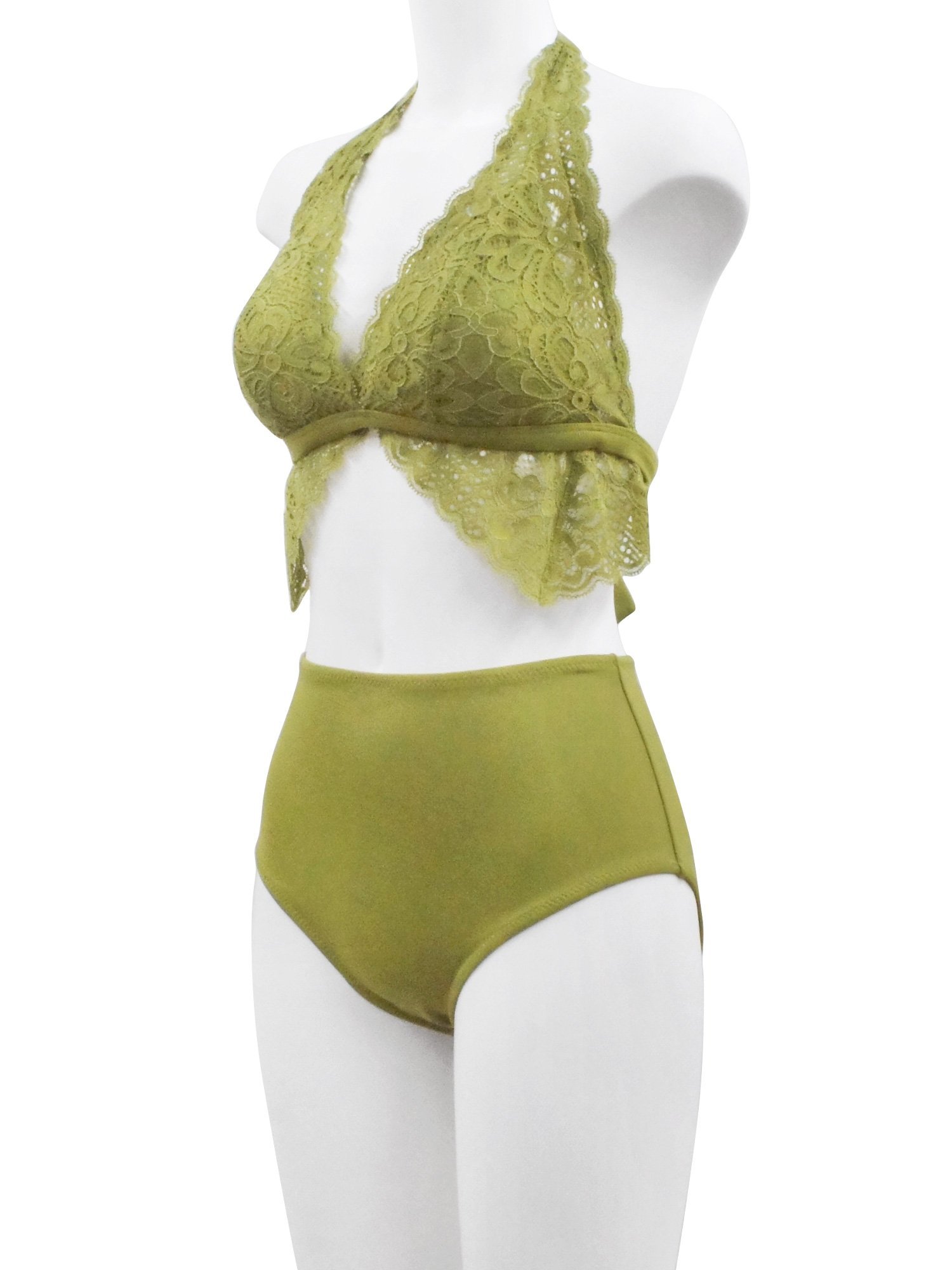 ANNEBRA｜Ocean Leaf レースハイウエストビキニ | Rakuten Fashion