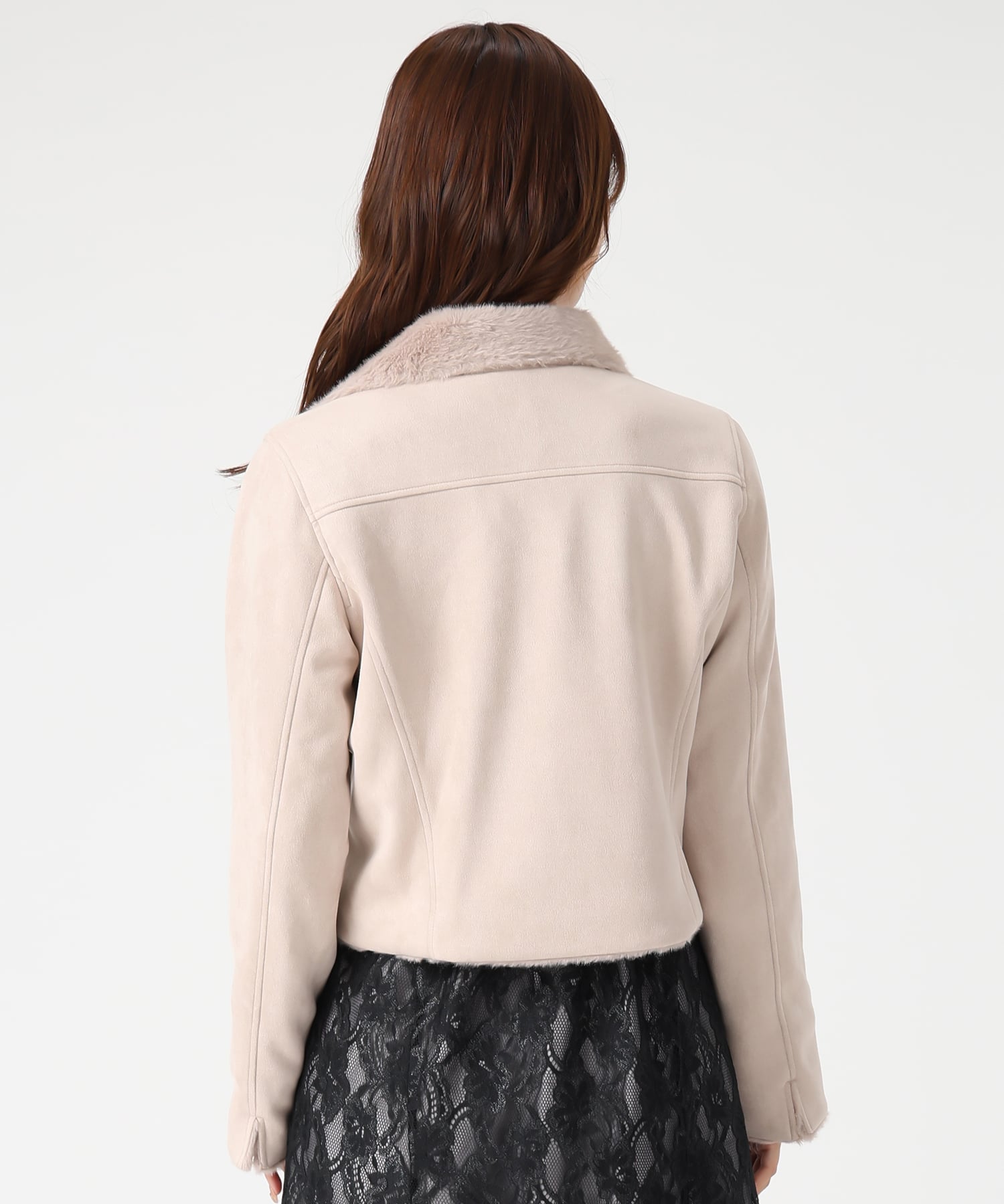 MISCH MASCH｜MM548608 ファー付きスエードライダースジャケット