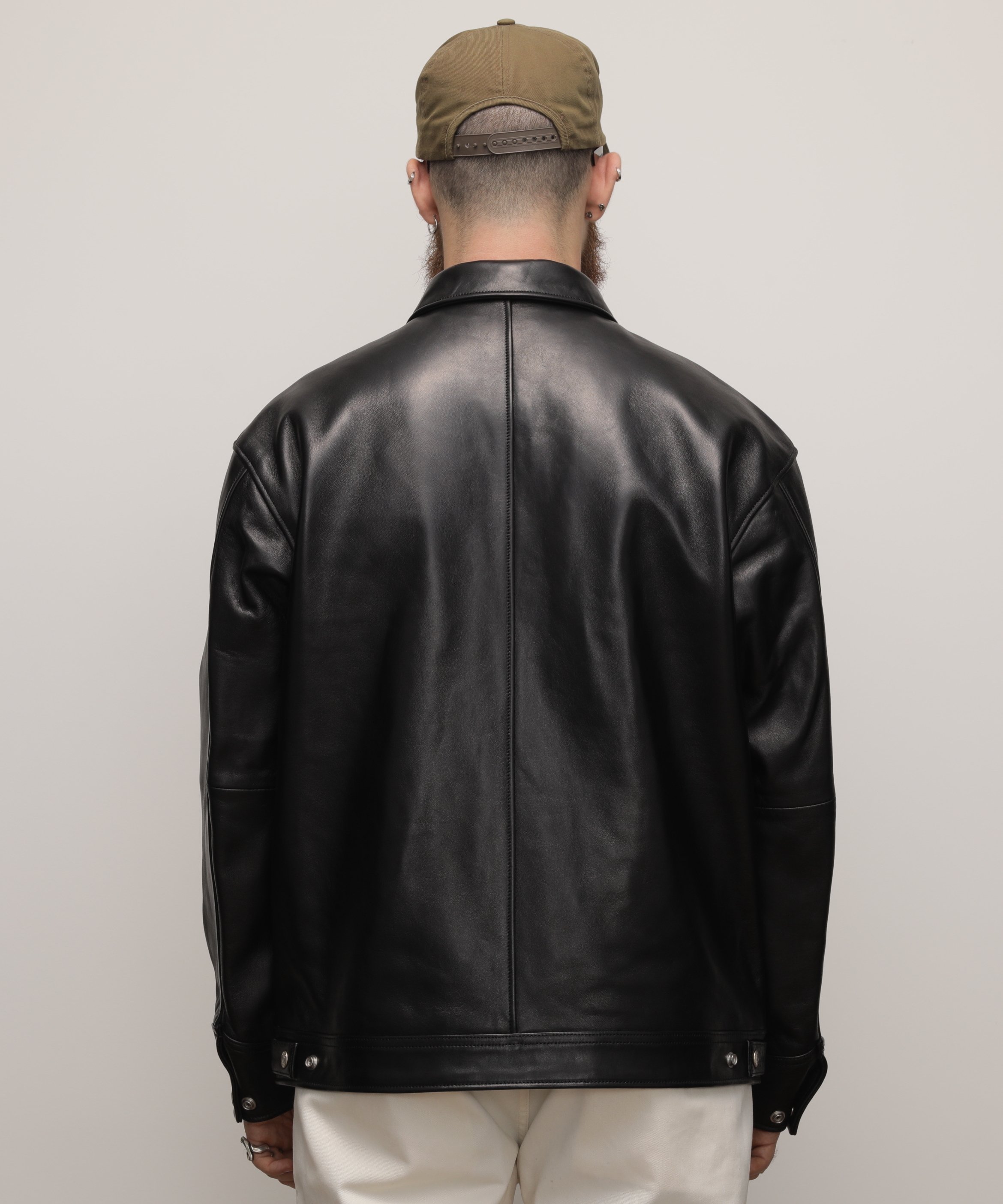 Schott｜LEATHER TRACKER JACKET/レザートラッカージャケット