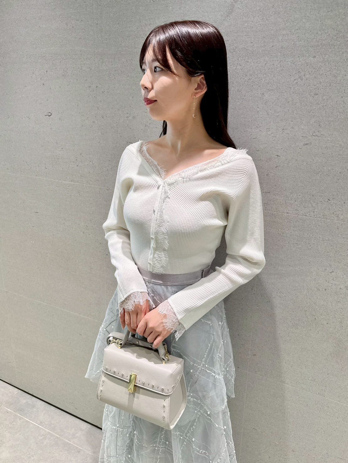 CELFORD｜レーストリムニットプルオーバー | Rakuten Fashion(楽天