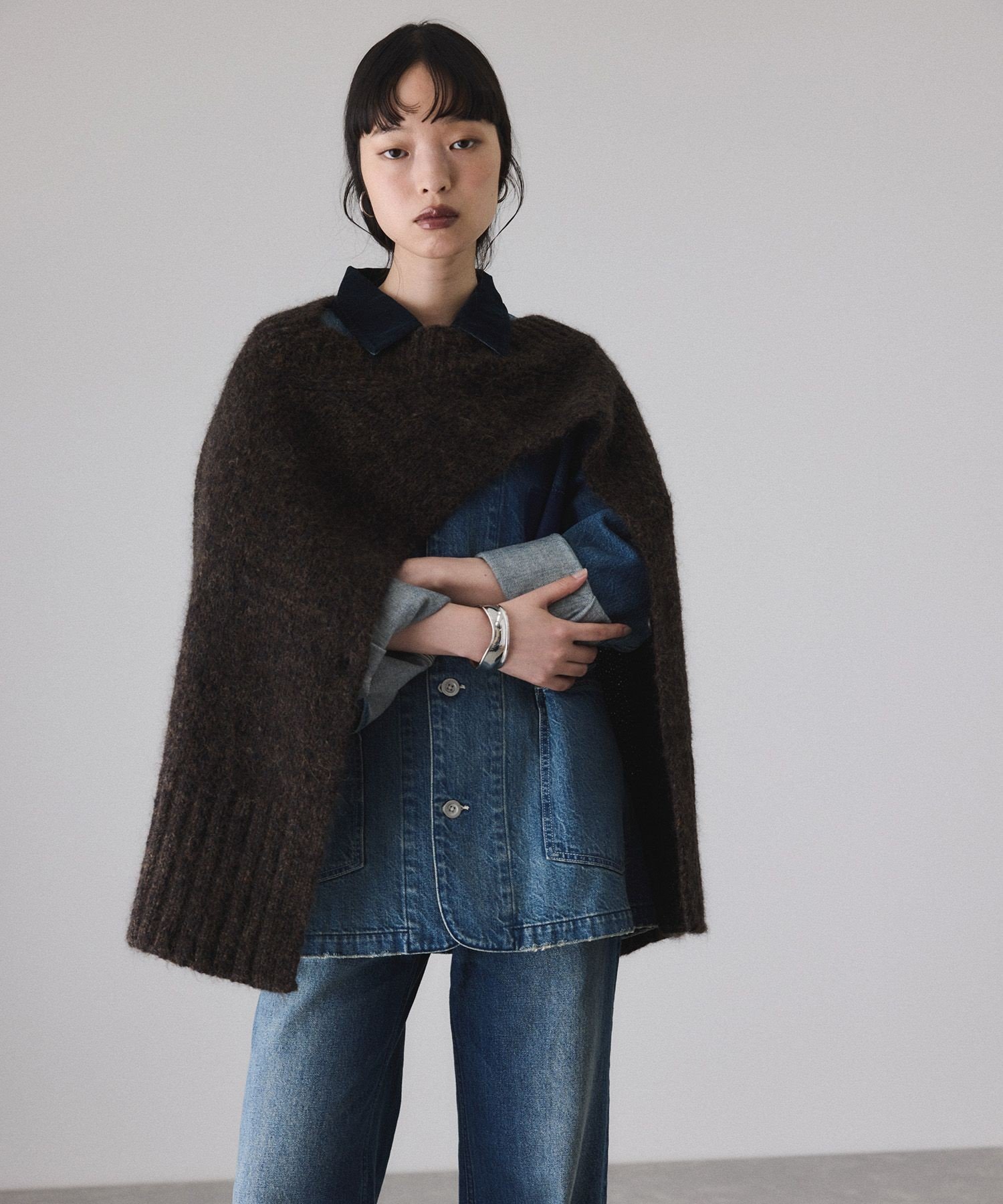 ADAM ET ROPE'｜2WAYムリネニットベスト | Rakuten Fashion(楽天