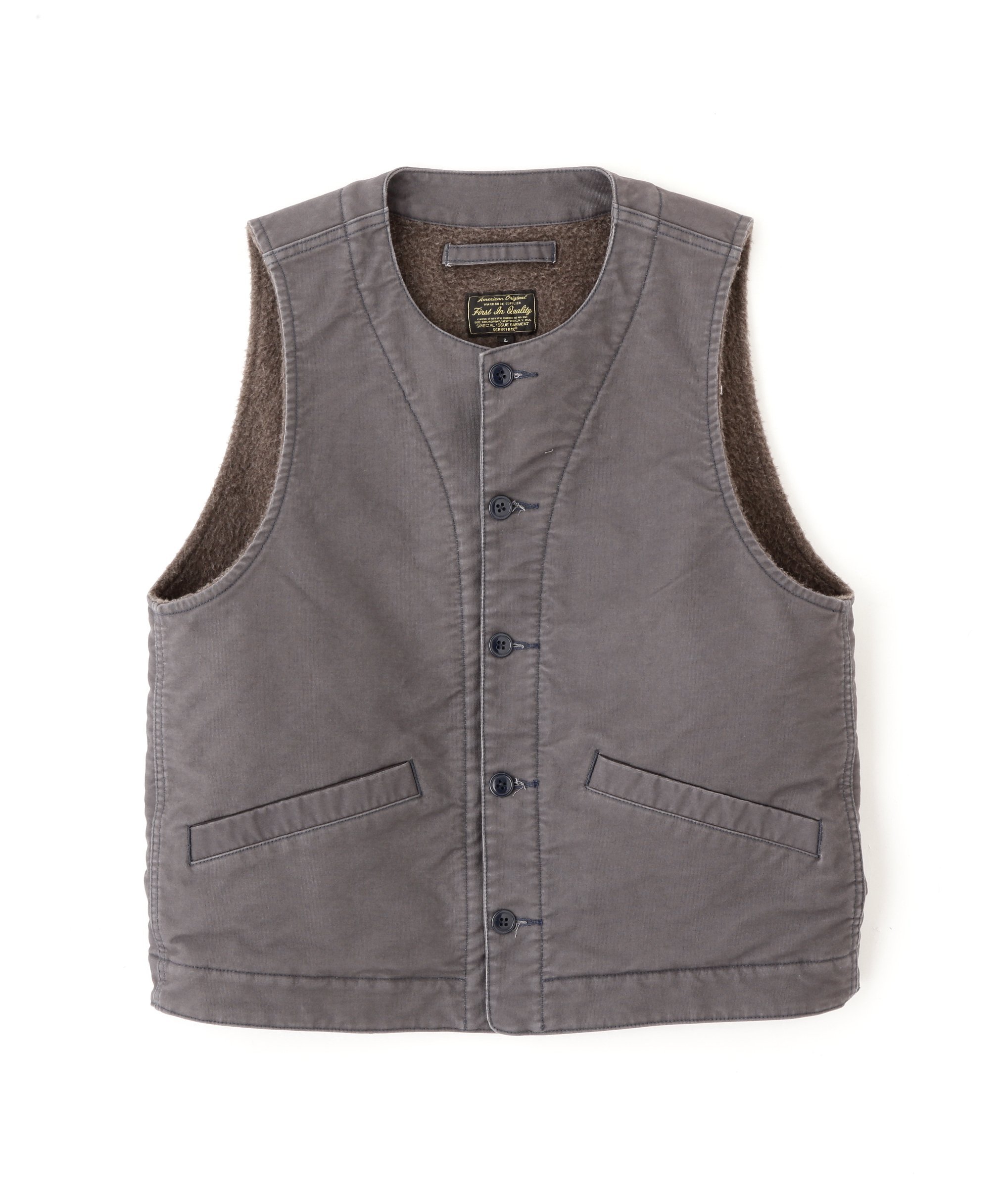 Schott｜CIVILIAN DECK VEST/シビリアン デッキベスト | Rakuten