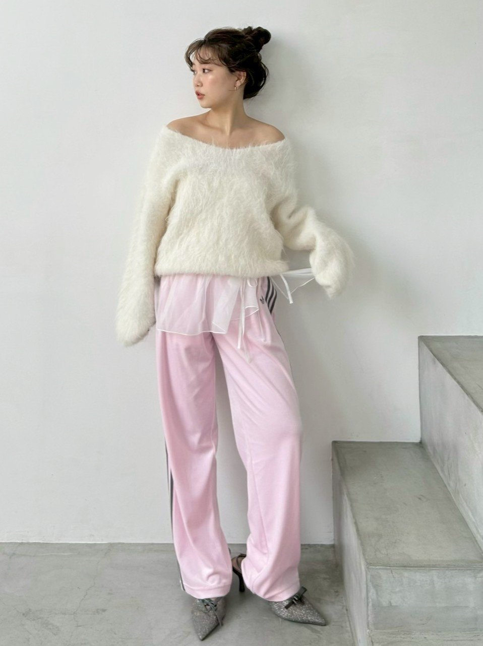 SNIDEL｜【adidas Originals】FB TP VELOUR/ファイヤーバードトラック