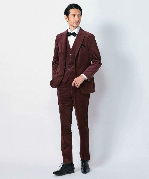 MEN'S BIGI｜ベロアジャケット<セットアップ・スリーピース対応