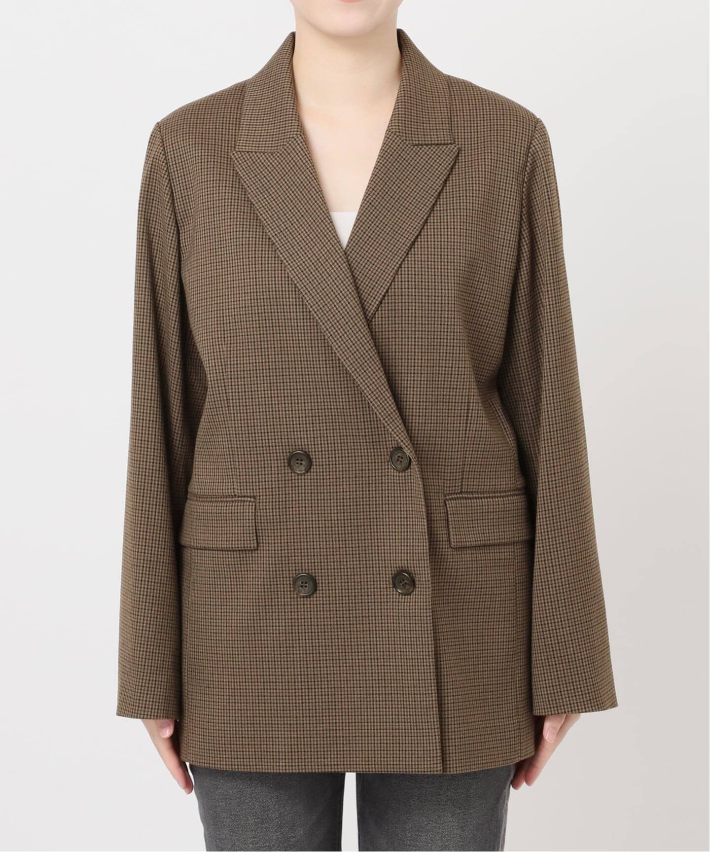 JOURNAL STANDARD relume｜ダブルフロントチェックジャケット