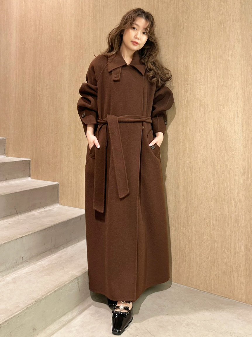 LILY BROWN｜ステンカラーリバーコート | Rakuten Fashion(楽天