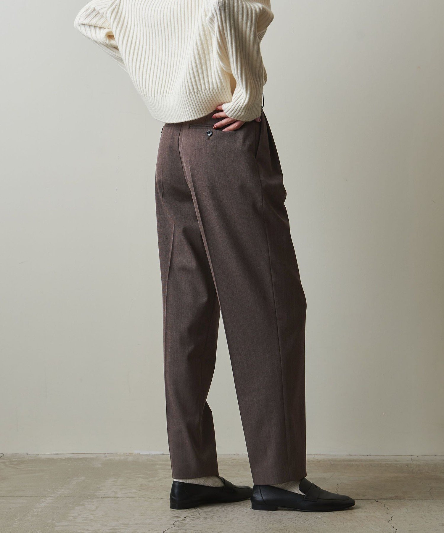 STEVEN ALAN 2タックワイドスラックス STEVEN ALAN 2タックワイド