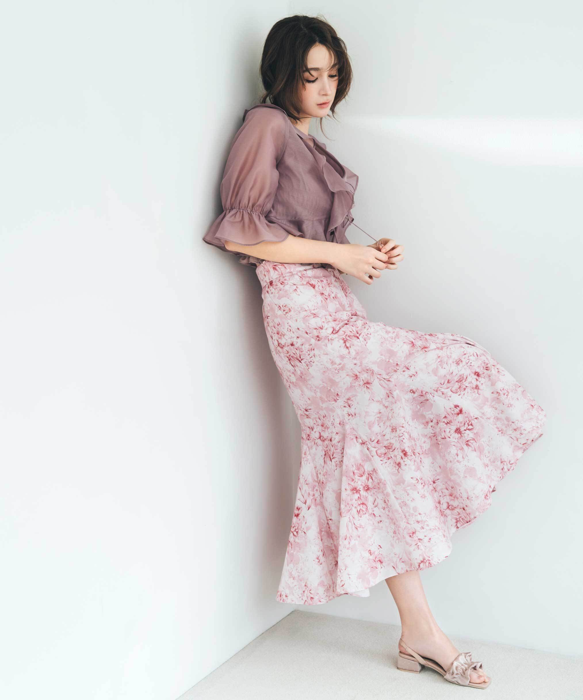 JILL by JILL STUART｜フラワープリントフレアスカート | Rakuten