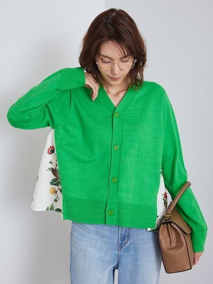 Mila Owen｜【WEB限定カラー】カシミヤコットンボタニカルドッキング